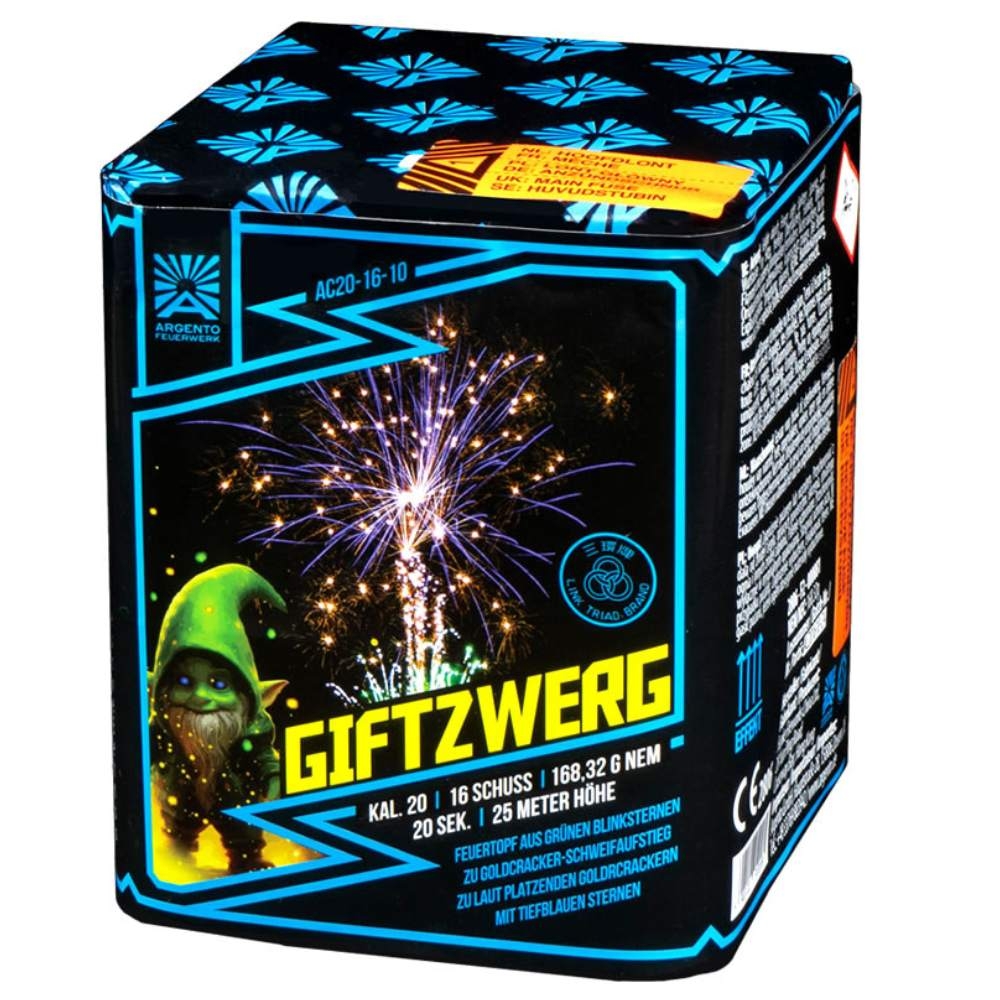 Giftzwerg - 16 Schuss Batterie