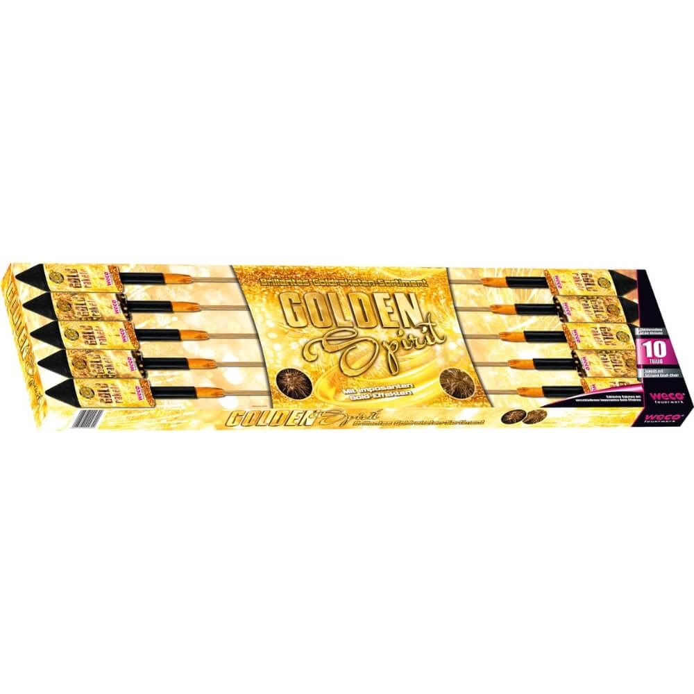 Golden Spirit - 10er Raketensortiment