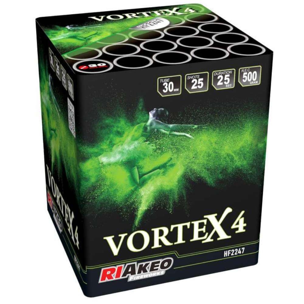 Vortex 4  - 25 Schuss Feuerwerksbatterie - Jetzt in 1.4G!
