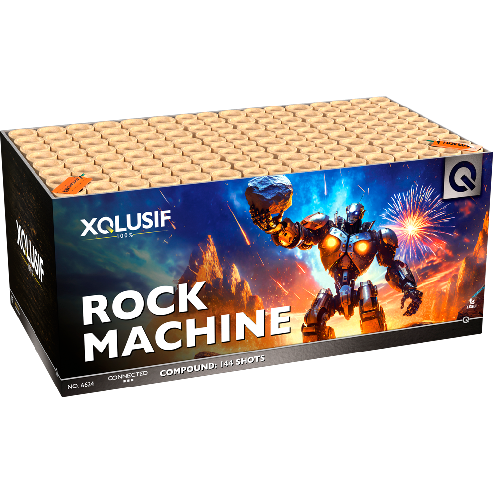 Rock Machine - Verbundfeuerwerk mit 144 Schuss