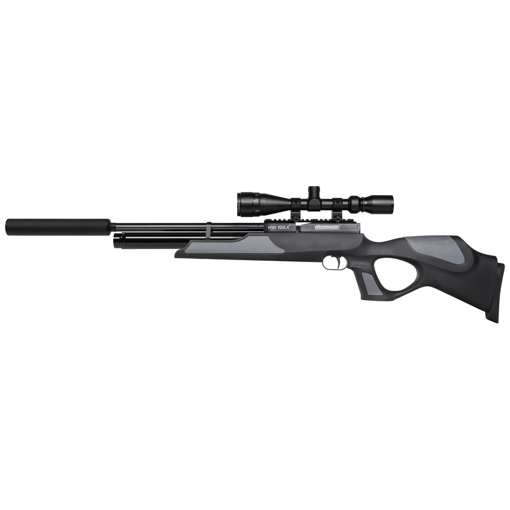 HW 100 X-T Pressluftgewehr 4,5mm F Synthetik-Lochschaft m. Schalldämpfer - 6-8 Wochen Lieferzeit