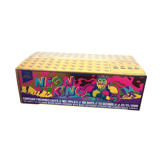 Iskra Neon-King 188 Schuss Verbundfeuerwerk- nur Abholung da 1.3G