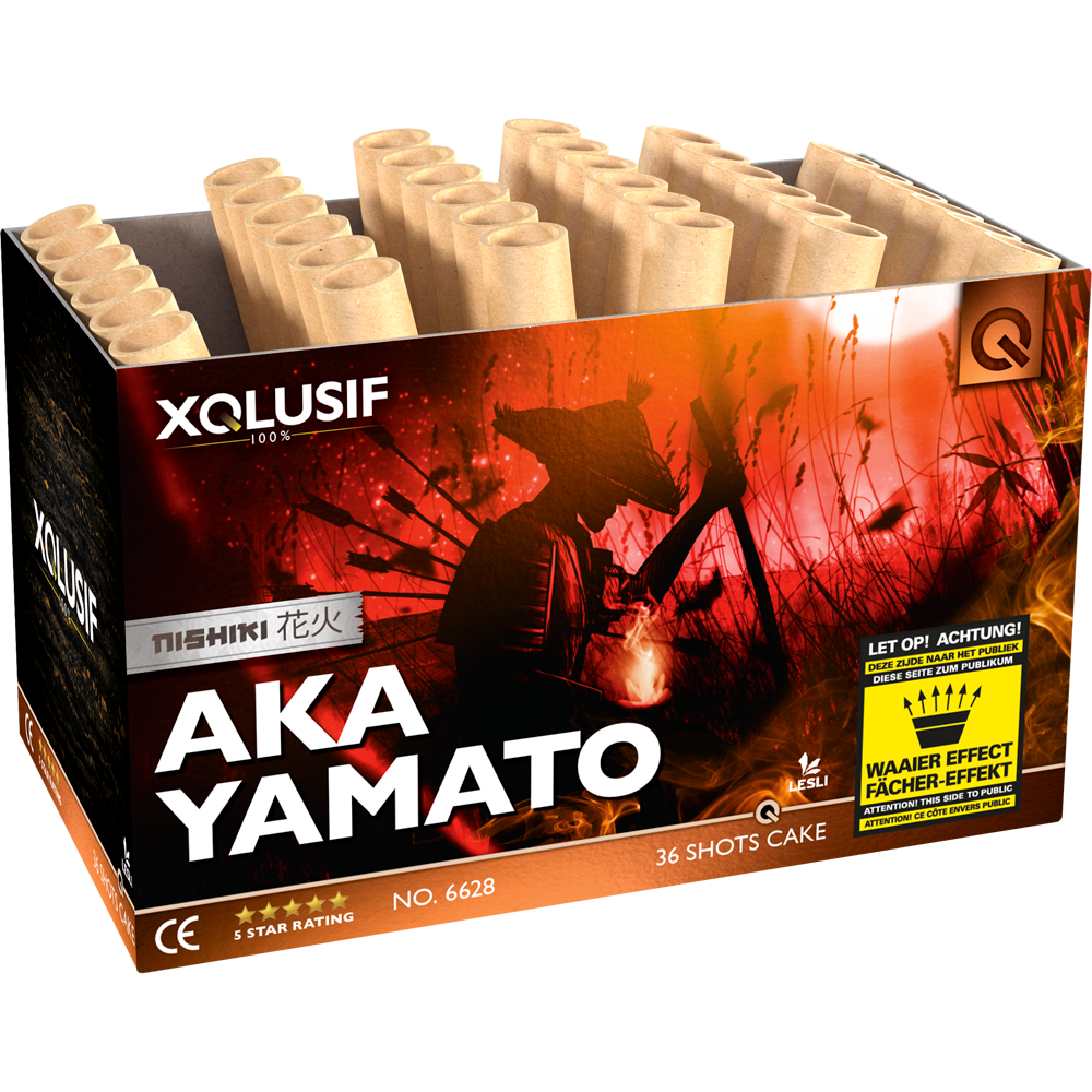 Aka Yamato - 25 Schuss Fächerbatterie