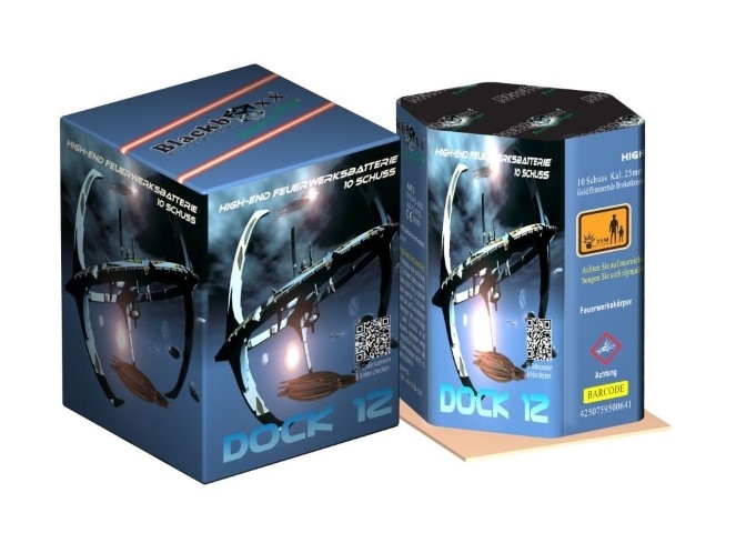 Dock 12  Brokatkronenbatterie 10 Schuss