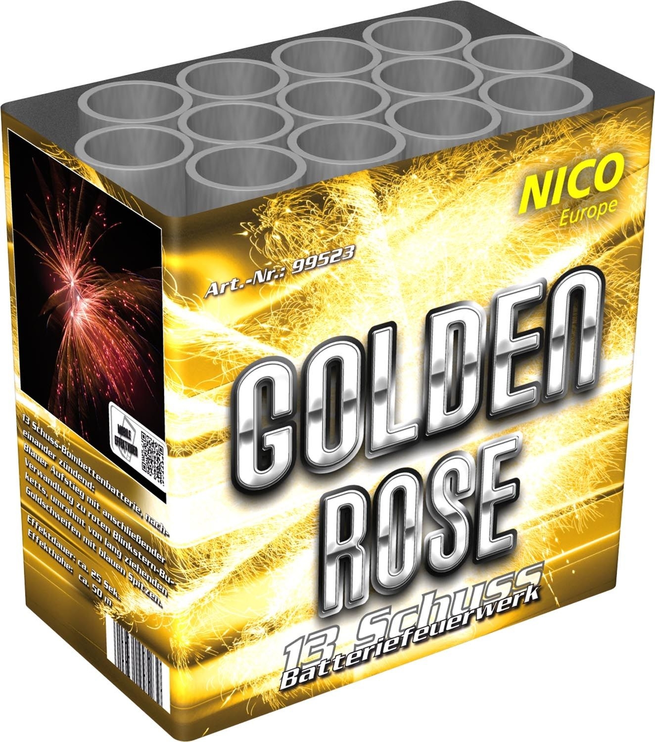 Golden Rose 13 Schuss Batterie
