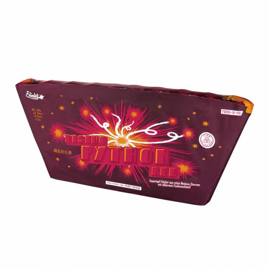 Rising Python red- 10 Schuss Single-Row-Batterie Rising Python red- 10 Schuss Single-Row-Batterie