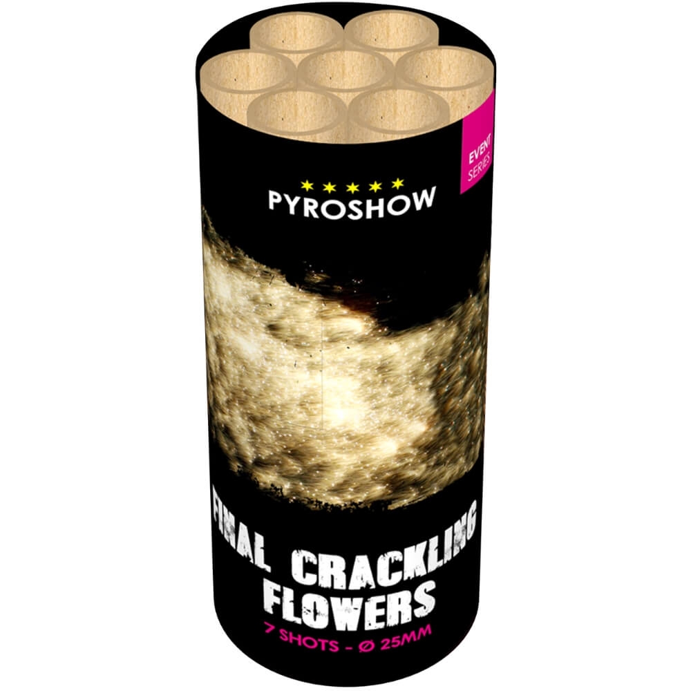 Final Crackling Flowers - 7 Schuss-Batterie