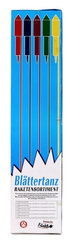 Blättertanz 10 teiliges Raketensortiment Blättertanz 10 teiliges Raketensortiment