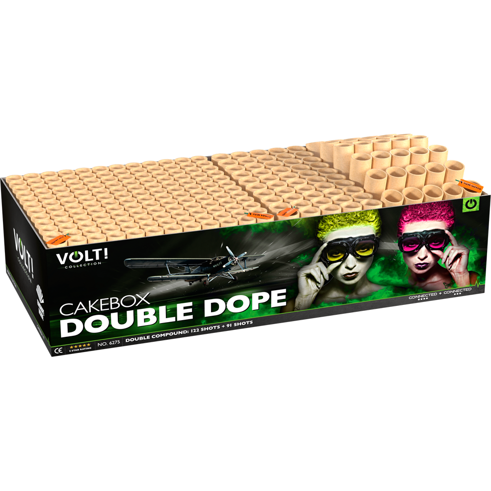 Double Dope - 213 Schuss Doppel-Verbundfeuerwerk