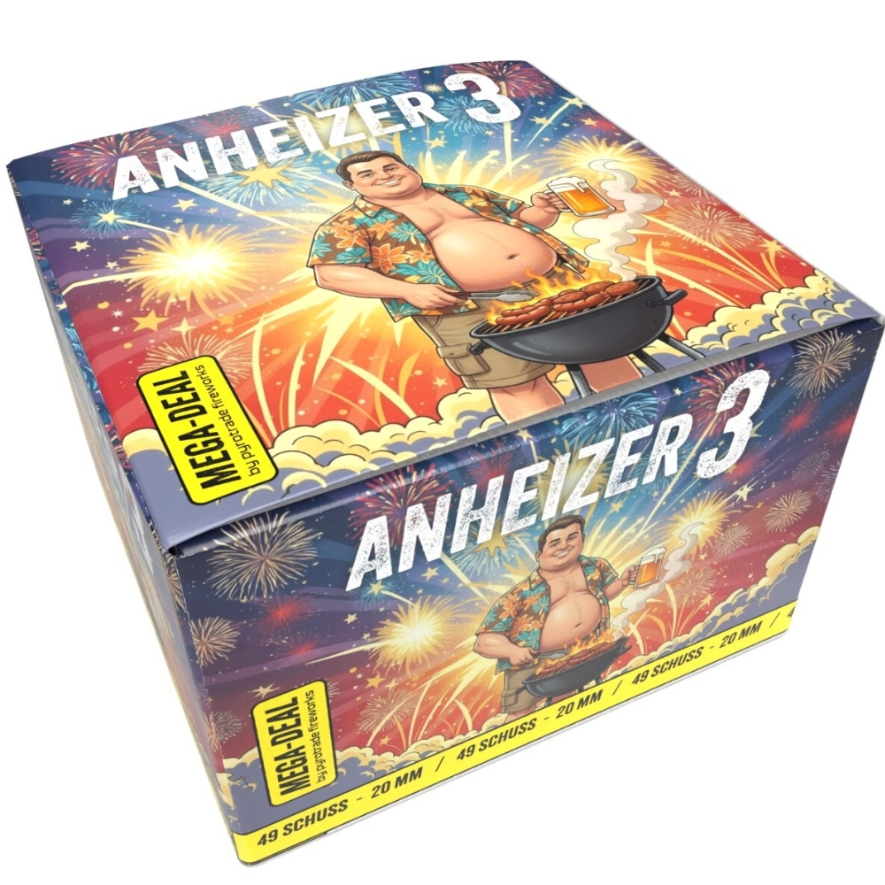 Anheizer 3 - 36 Schuss Feuerwerksbatterie