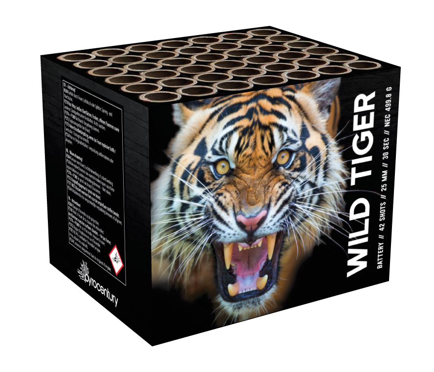 Wild Tiger - 42 Schuss Salvenbatterie