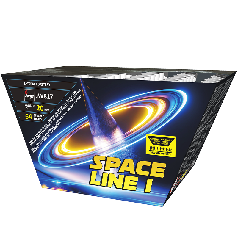 SPACE LINE - JW817 - 64 Schuss Fächerbatterie