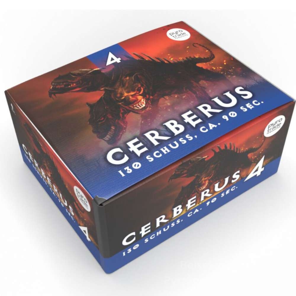 Cerberus 4 - 130 Schuss Verbundfeuerwerk Cerberus 4 - 130 Schuss Verbundfeuerwerk
