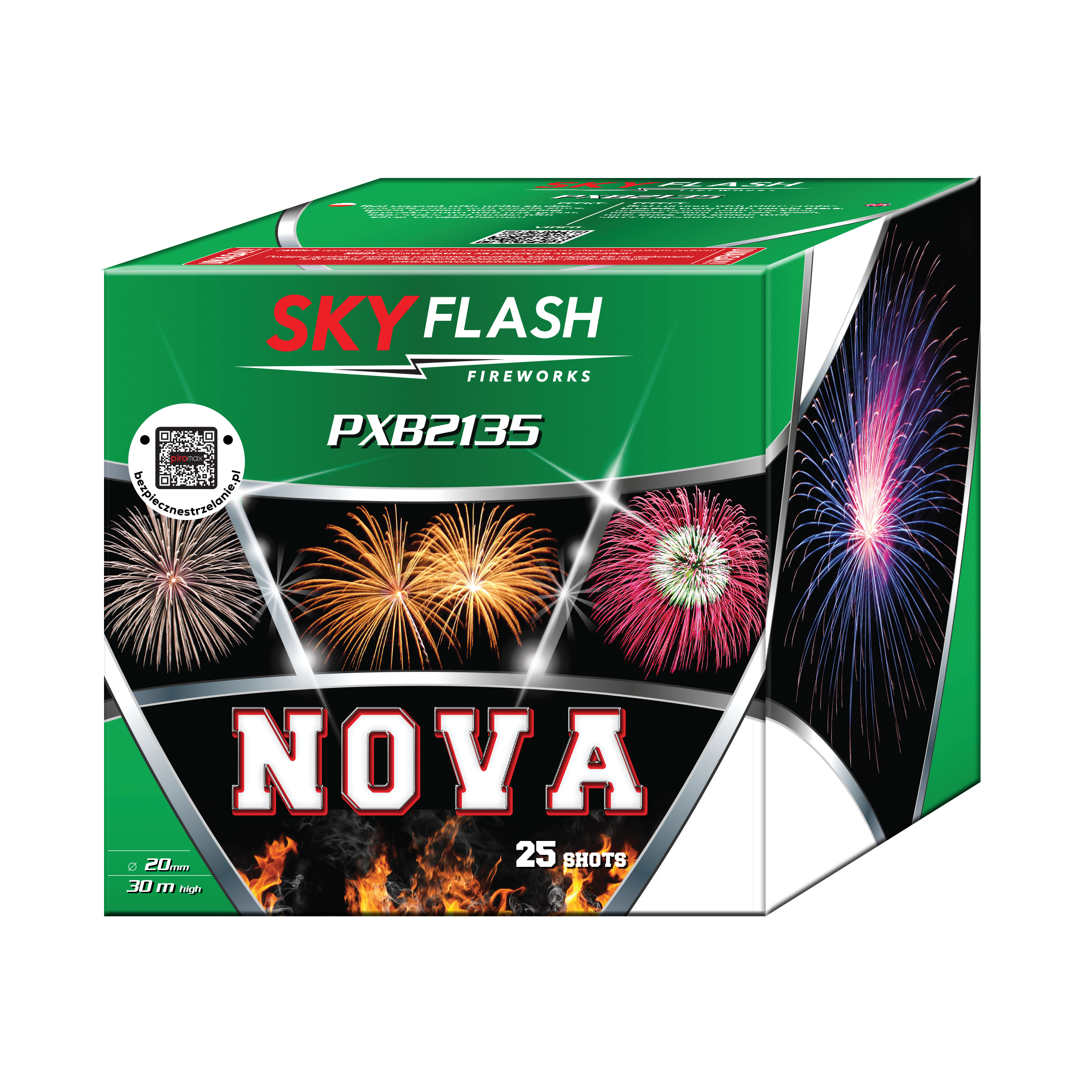 Nova - 25 Schuss Feuerwerksbatterie