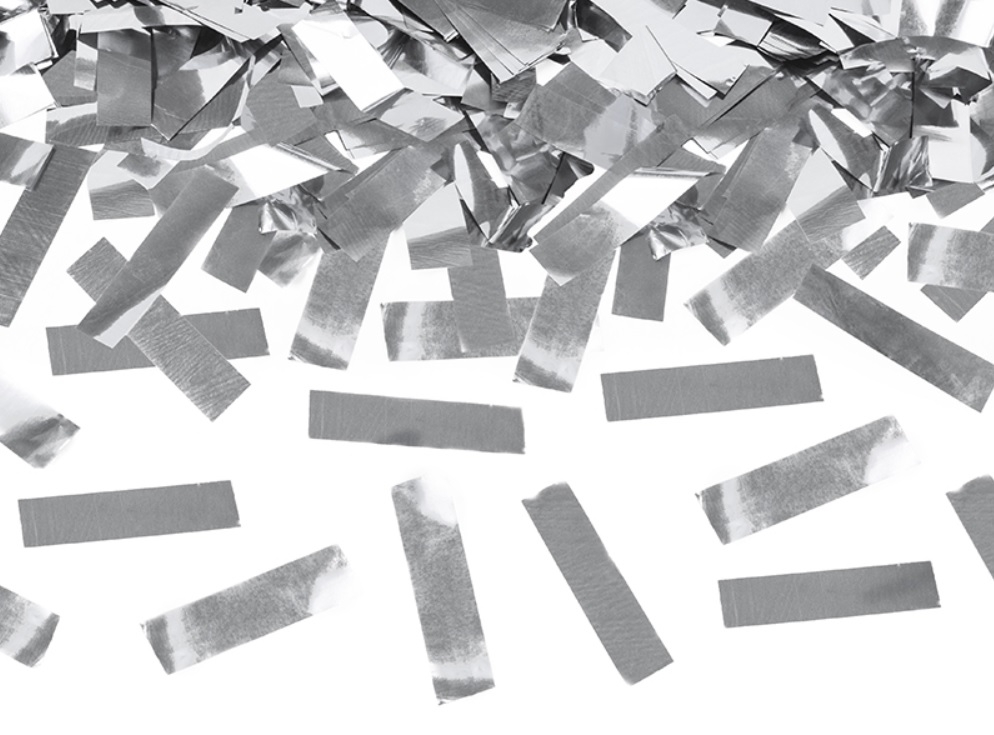 Confetti Shooter 60 cm (silber)