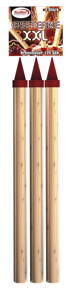 Eisfontänen / Eissterne Fantasy (Comet) ca.120 sek. 3er Beutel (Pack=20)