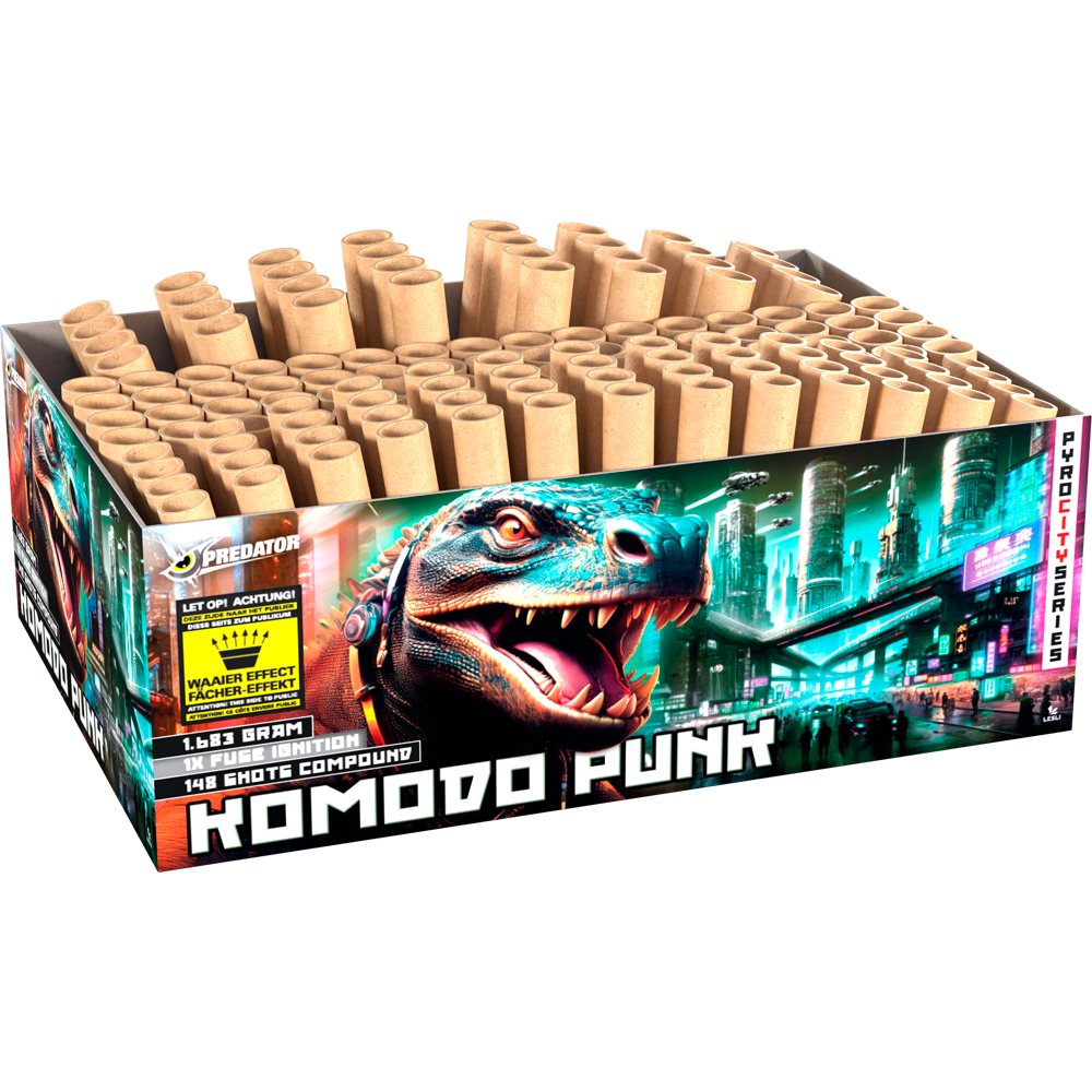 Komodo Punk - Verbundfeuerwerk mit 148 Schuss
