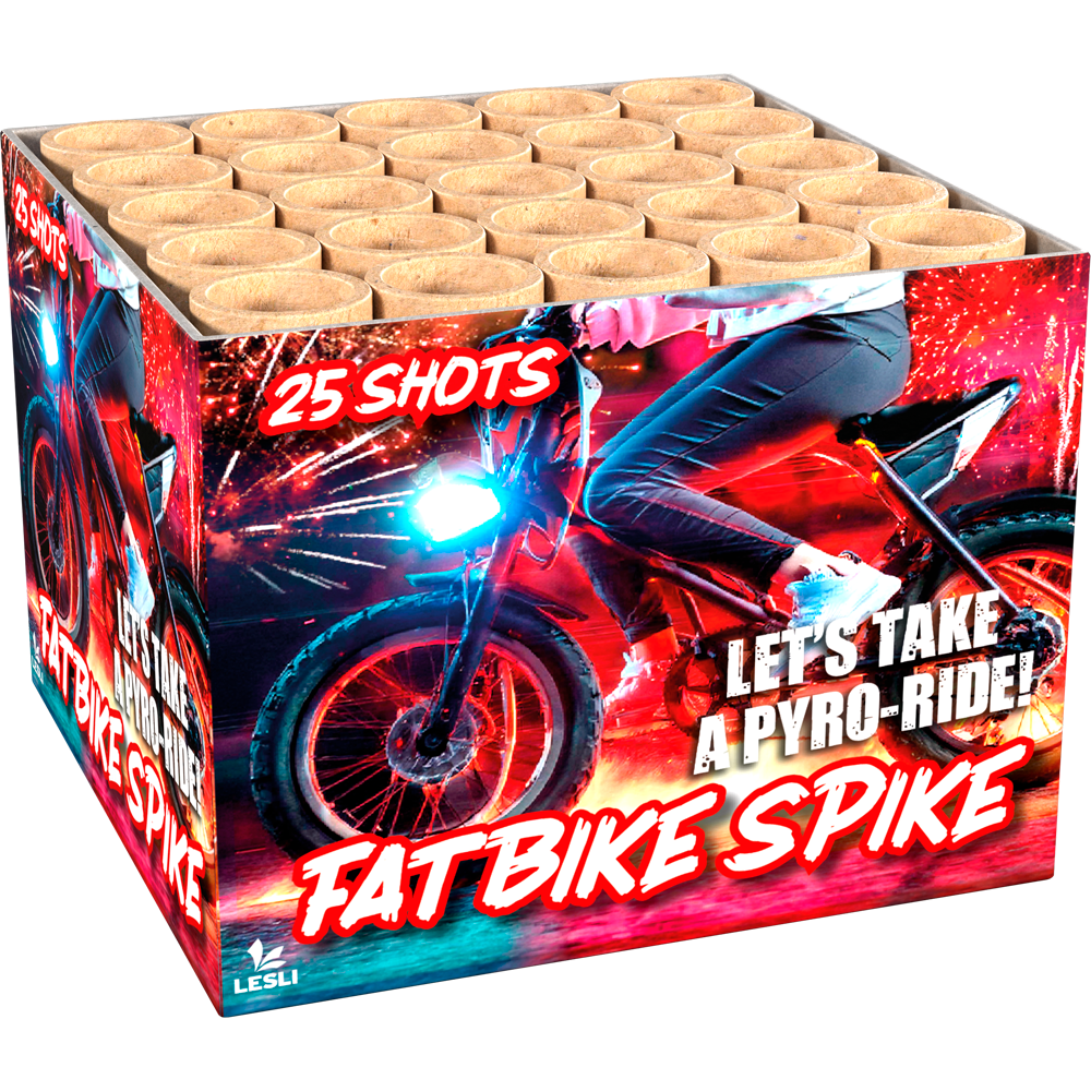 Fatbike Spike - 25 Schuss Feuerwerksbatterie