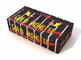 Gold Monster - Verbundfeuerwerk 126 Schuss