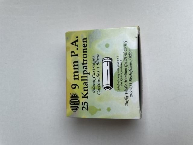 Platzpatronen 9 mm P.A.K  Wadie 25er