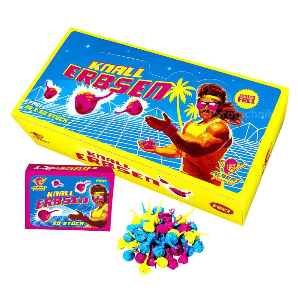 Knallerbsen (Albert) -  50er Päckchen (Pack=25 Päckchen)
