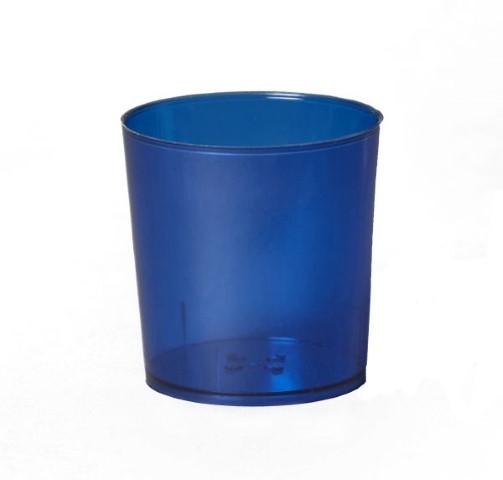 Illu-Becher Plastik blau