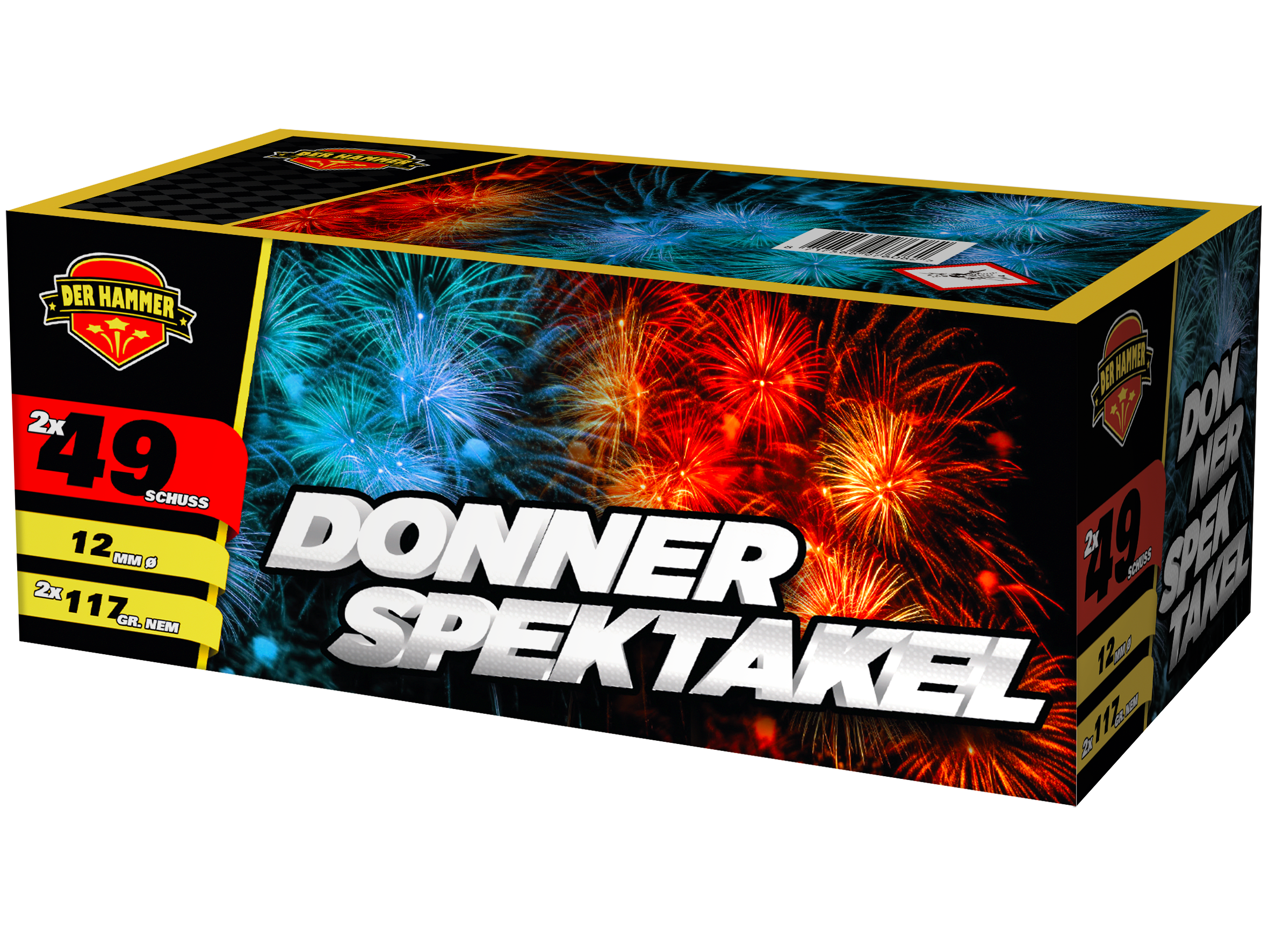 Donner Spektakel - 2 x 49 Schuss Batteriesortiment