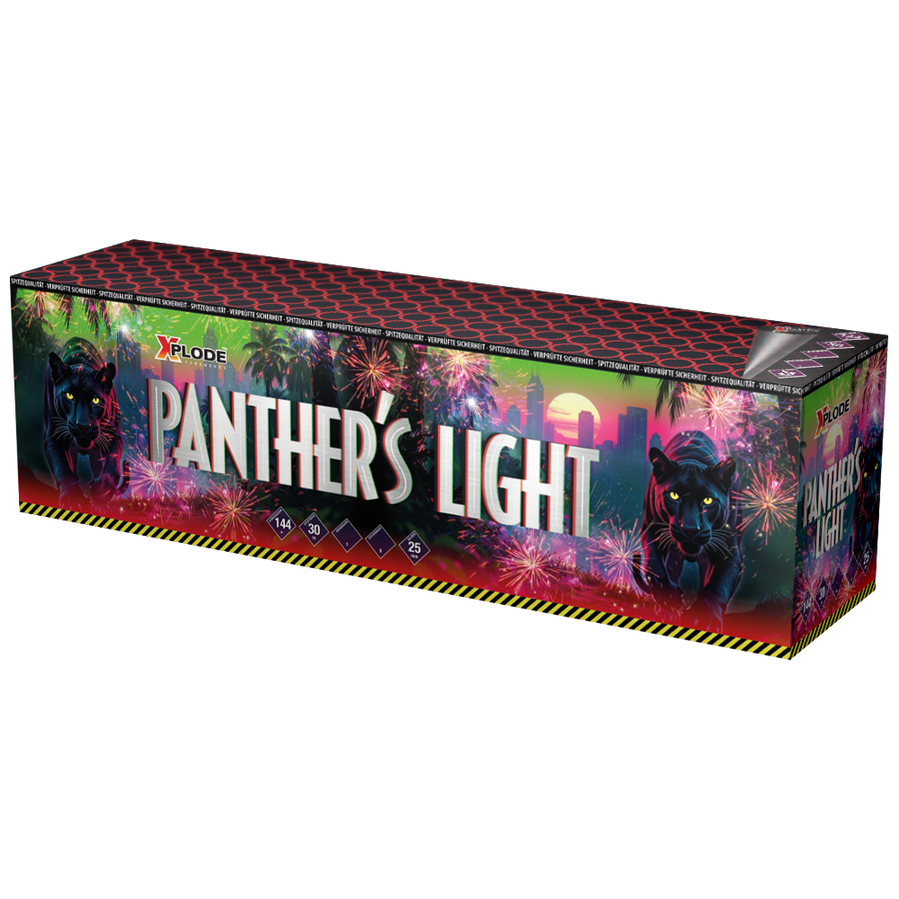 Panther's Light - 144 Schuss Verbundfeuerwerk