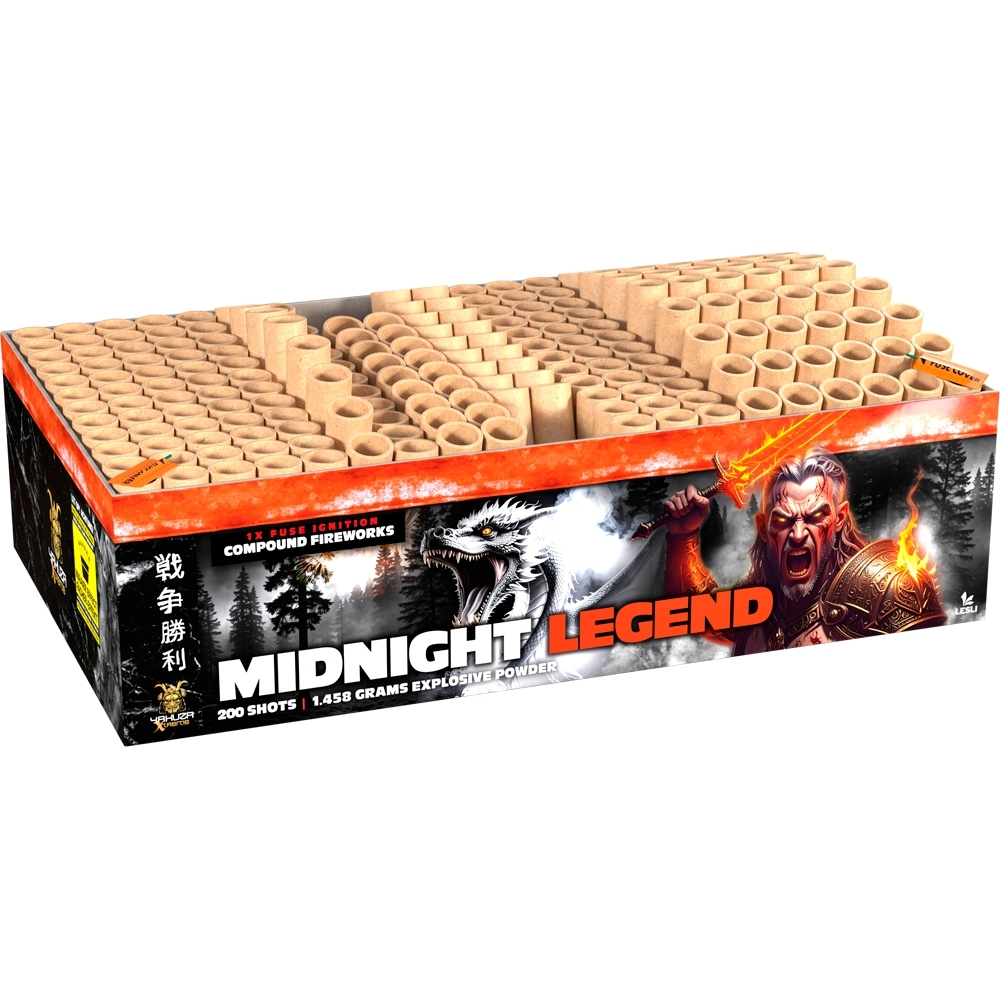 Midnight Legend  - Verbundfeuerwerk mit 200 Schuss
