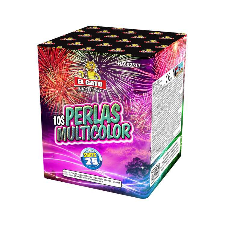 Perlas Multi Color 10sec -  25 Schuss Batterie - nur Abholung da 1.3G