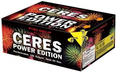 Ceres Power Edition - 151 Schuss Verbundfeuerwerk