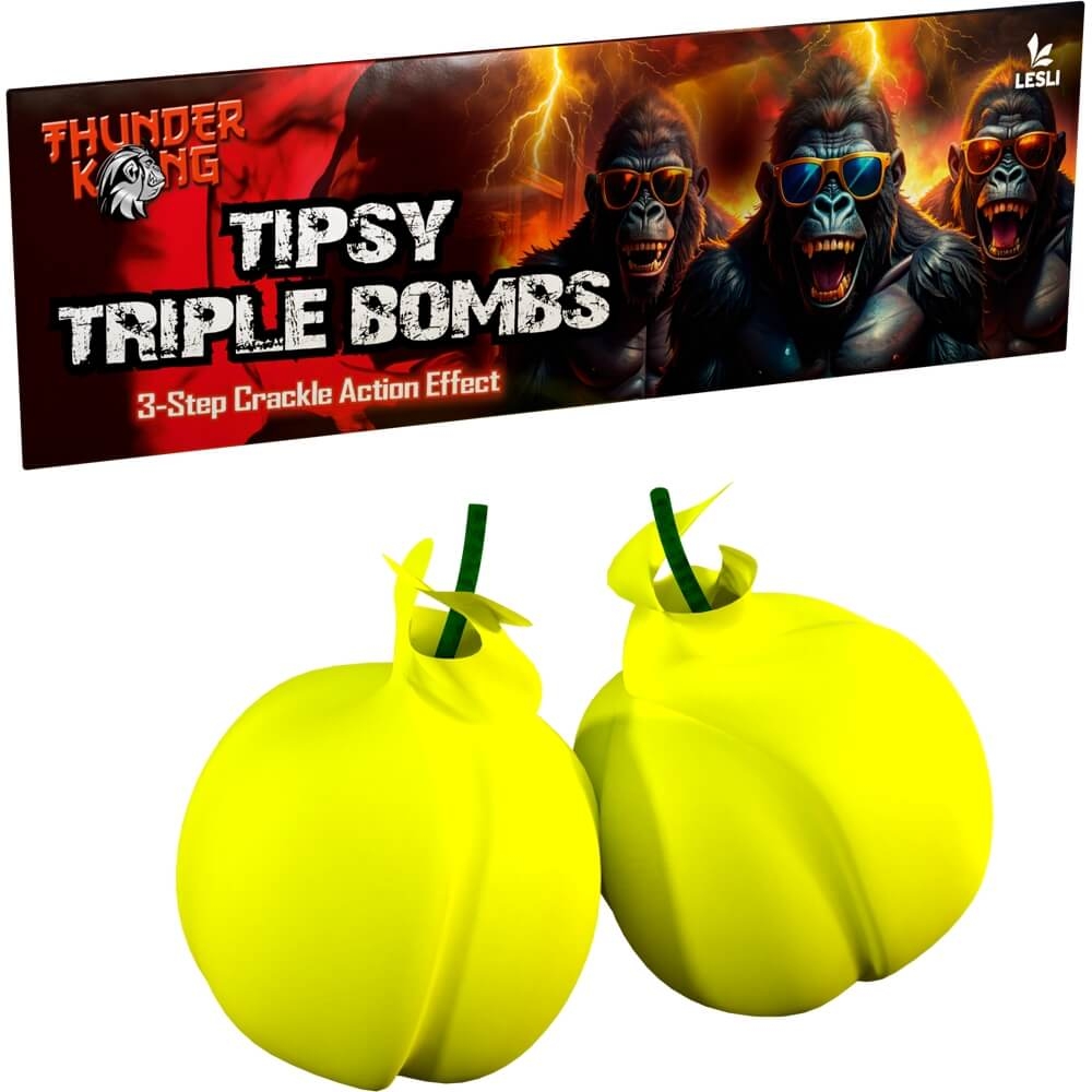 Tipsy Triple Bombs - Thunder Kong - 3er Pack