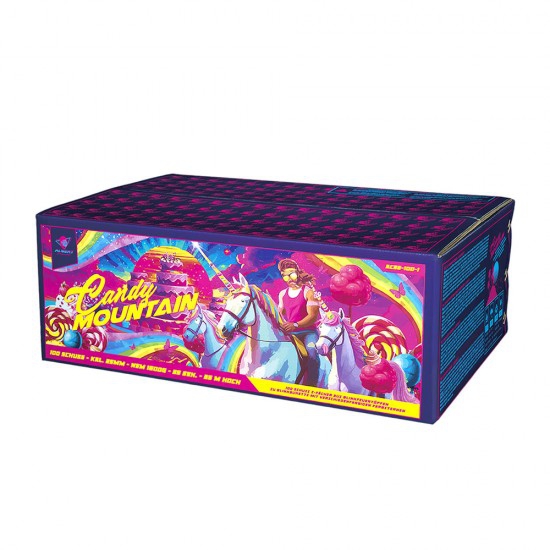 Candy Mountain - 100 Schuss Verbundfeuerwerk