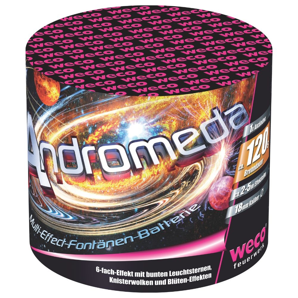 Andromeda - Fontänenbatterie