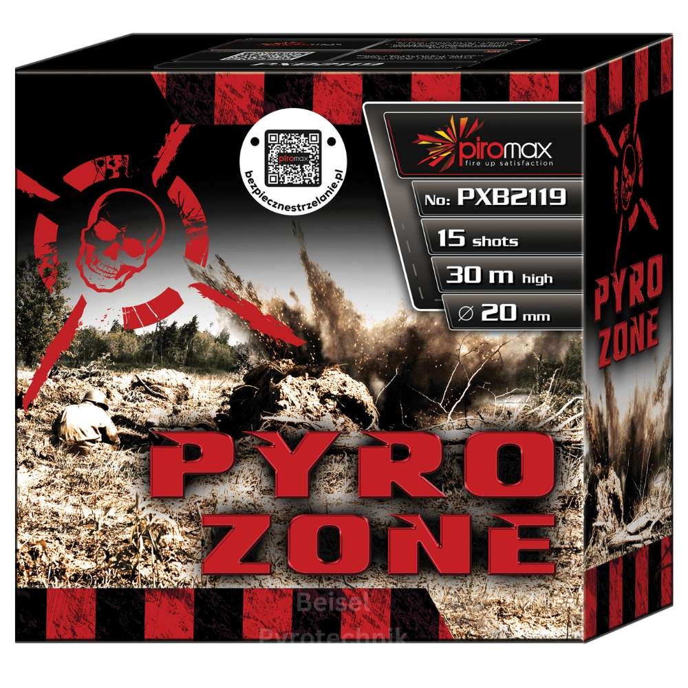 Pyro Zone - 15 Schuss Feuerwerksbatterie