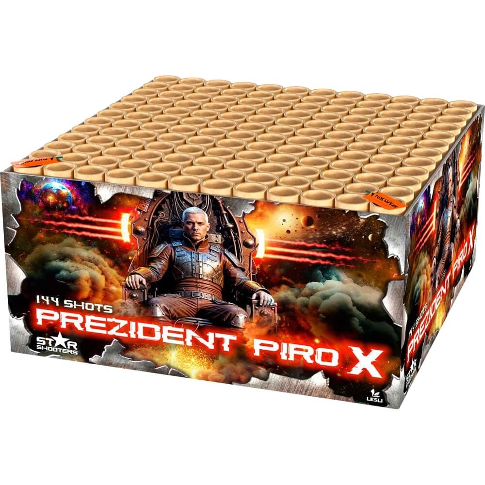 Prezident Piro X - Verbundfeuerwerk 144 Schuss