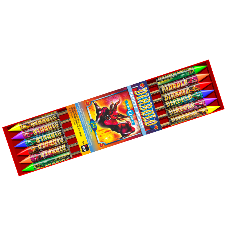 JR4 Diabolo Raketen -  12 Raketen