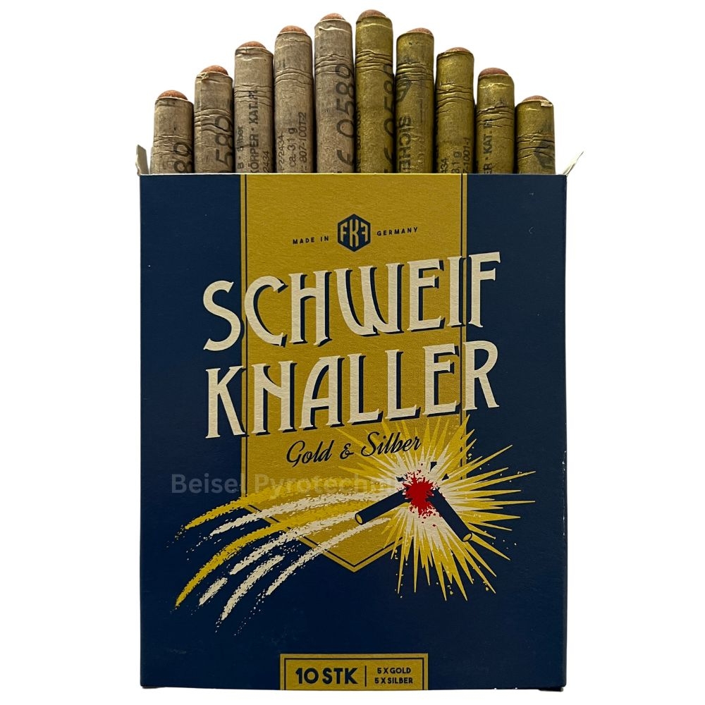 Schweifknaller - Gold & Silber - 10er Päckchen