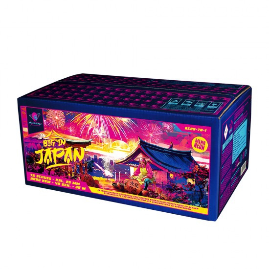 Big in Japan - 76 Schuss Verbundfeuerwerk