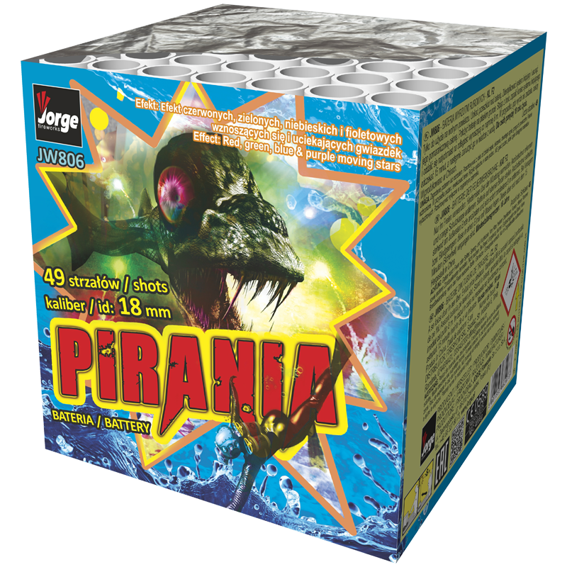 JW806 - PIRANIA - 49 Schuss Batterie