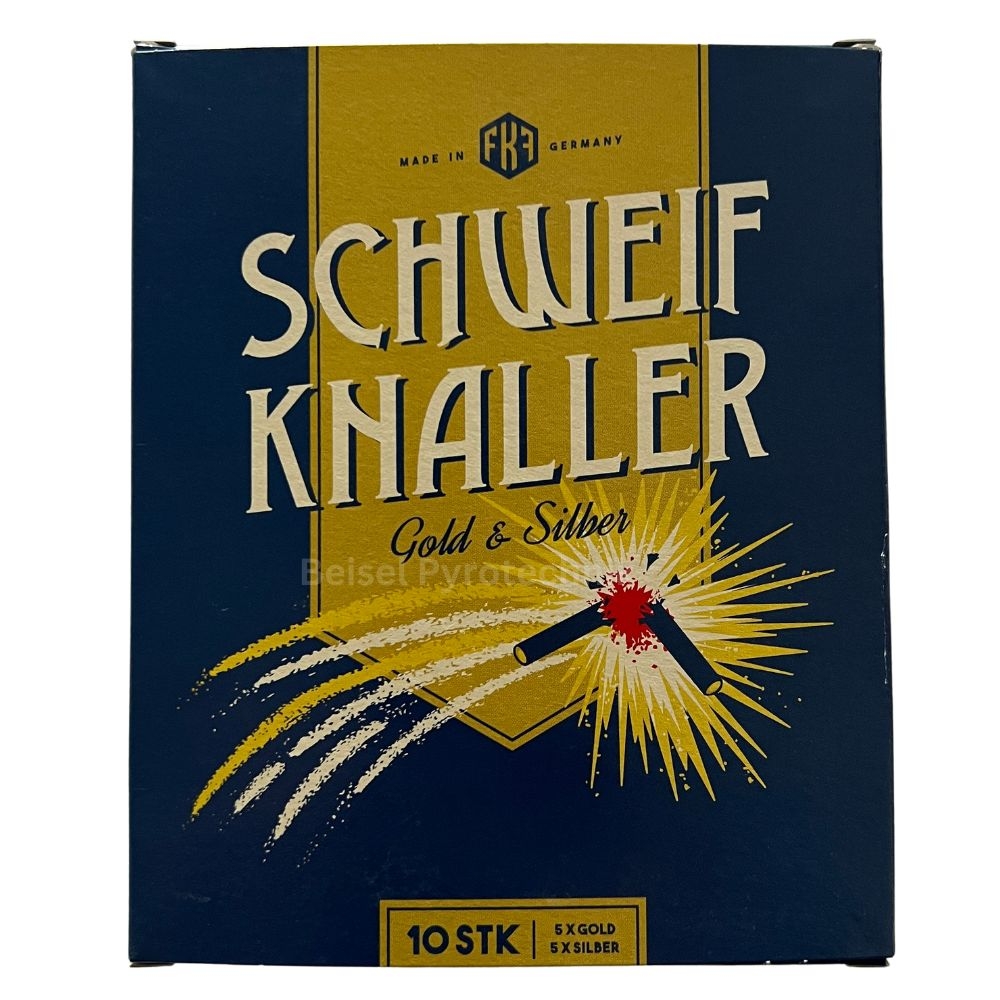 Schweifknaller - Gold & Silber - 10er Päckchen