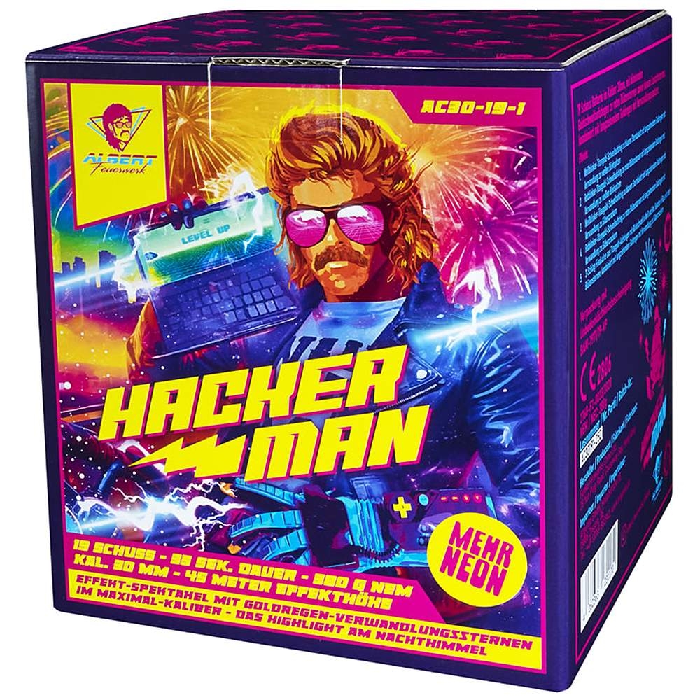 Hacker Man - 19 Schuss Batterie