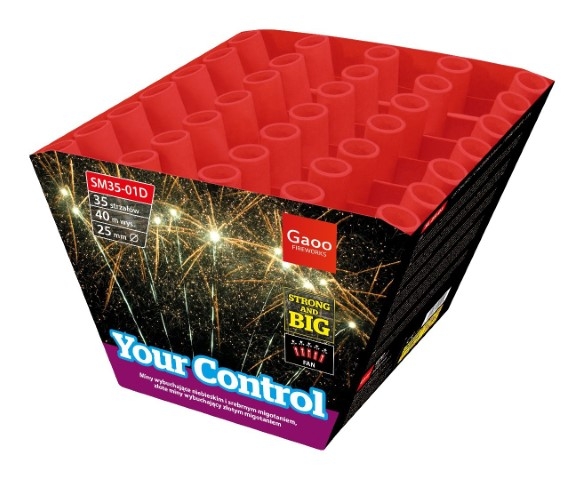 Your Control - 35 Schuss Fächerbatterie