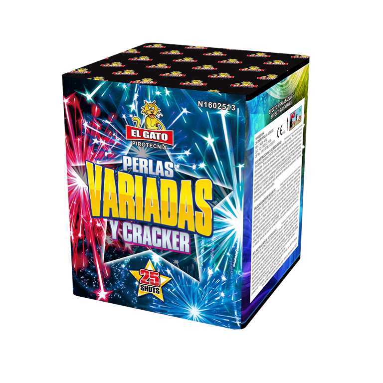 Perlas Variadas y Cracker-  25 Schuss Batterie - nur Abholung da 1.3G