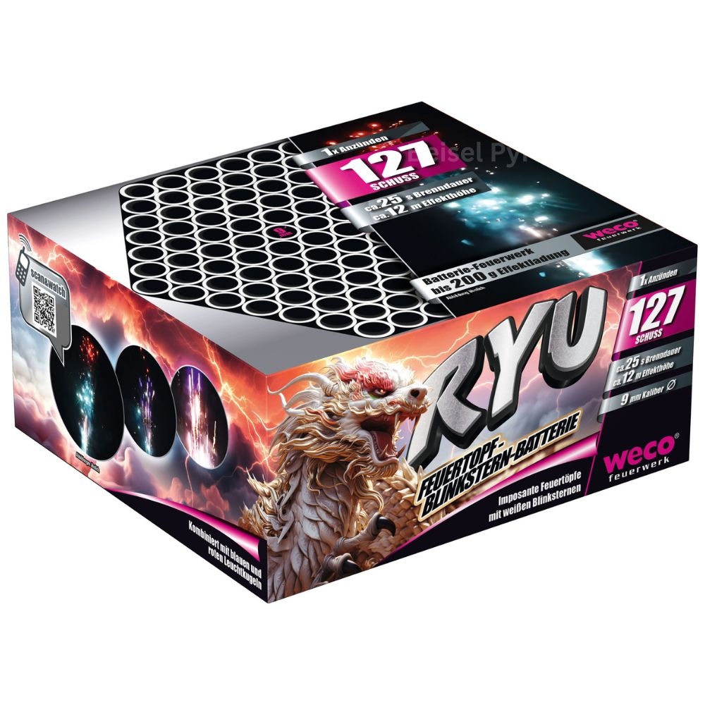 Ryu - 127 Schuss Feuerwerksbatterie