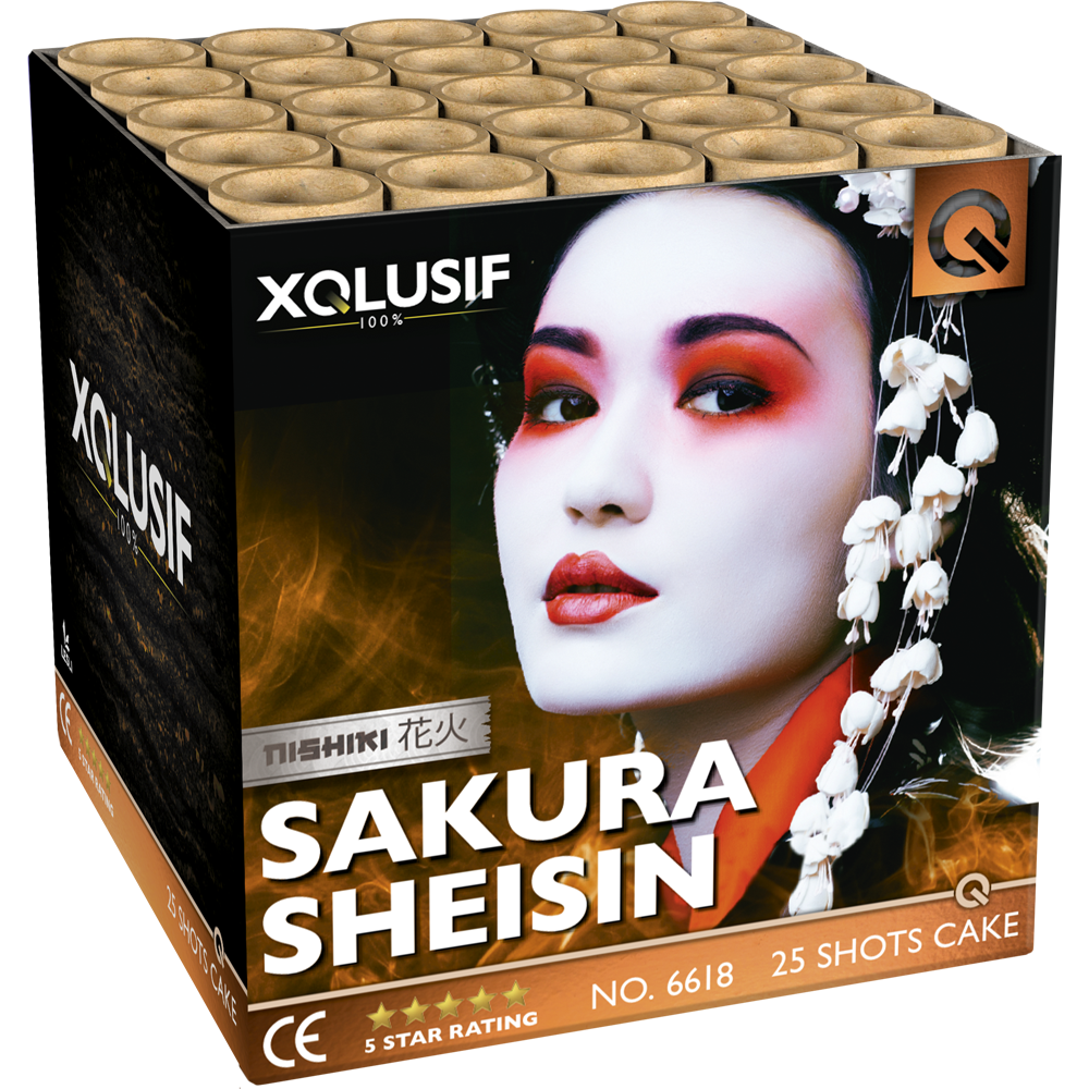 Sakura Sheisin - 25 Schuss Nishiki-Batterie