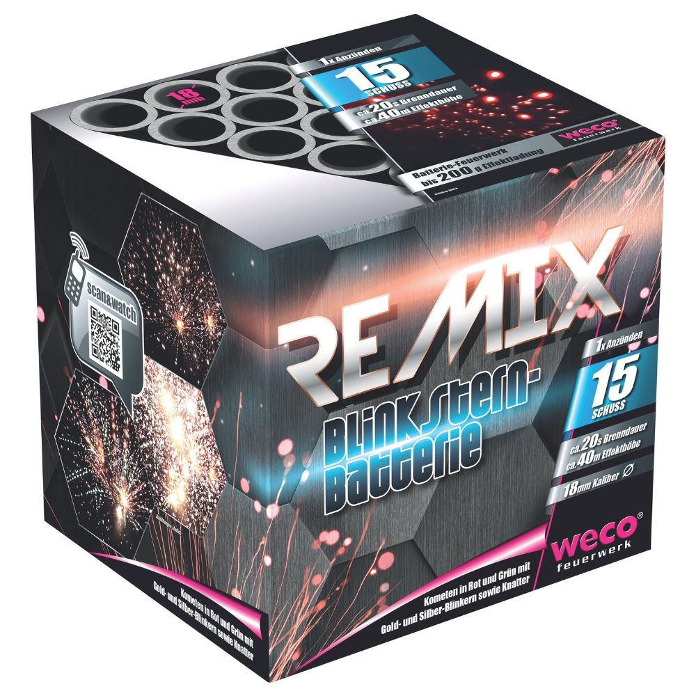 Remix -  15 Schuss Feuerwerksbatterie