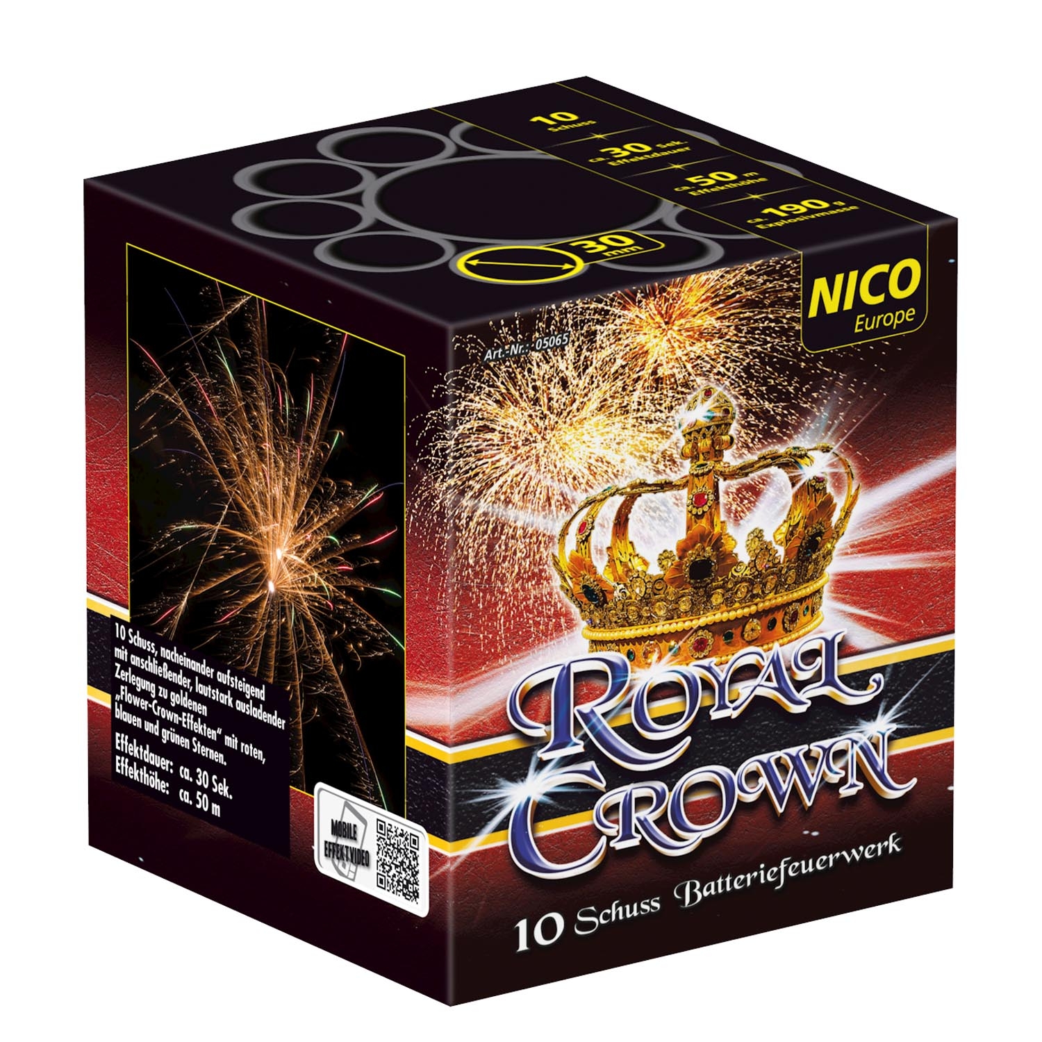 Royal Crown -  10 Schuss Batterie