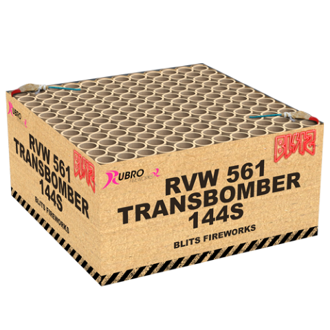 Transbomber 2er Karton - 2  x 144 Schuss Verbundfeuerwerk