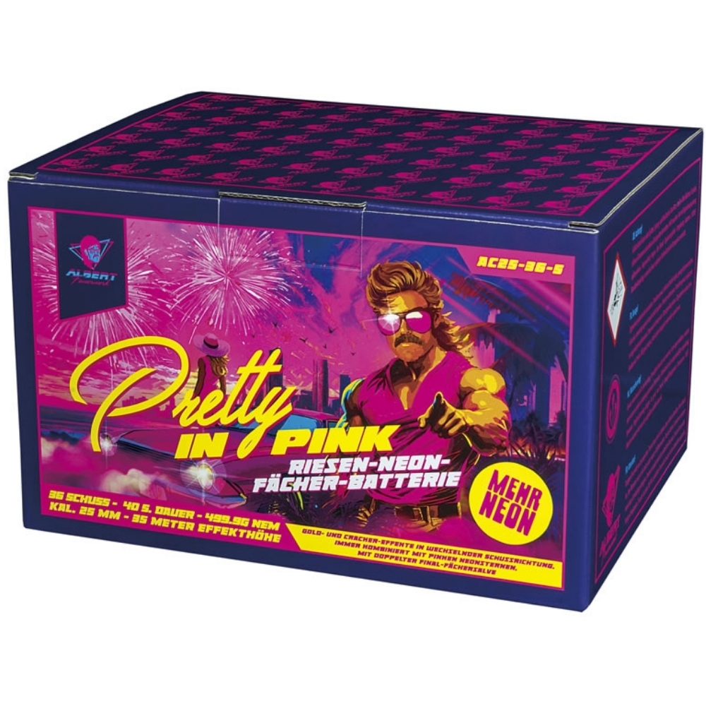 Pretty in Pink - 36 Schuss Batterie